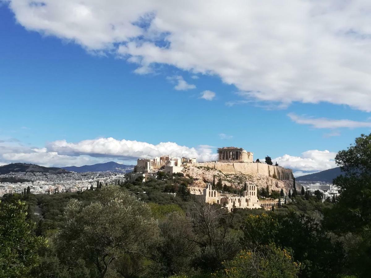 Spacious Apartment Near Acropolis With Roof Garden Atene Esterno foto